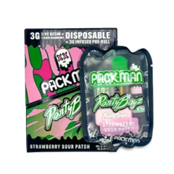 Strawberry Sour Patch Packman X Partyboyz